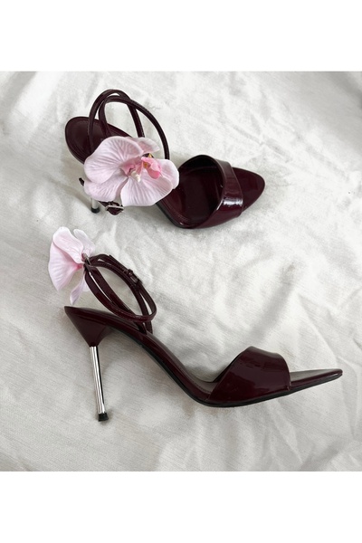 FloresDeCarnaval Toz Pembe Orkide Klipsli Ayakkabı Tokası(1 Çift)