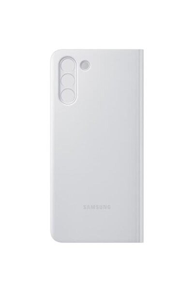 Samsung Husă Smart Clear View pentru Galaxy S21 Plus, gri deschis
