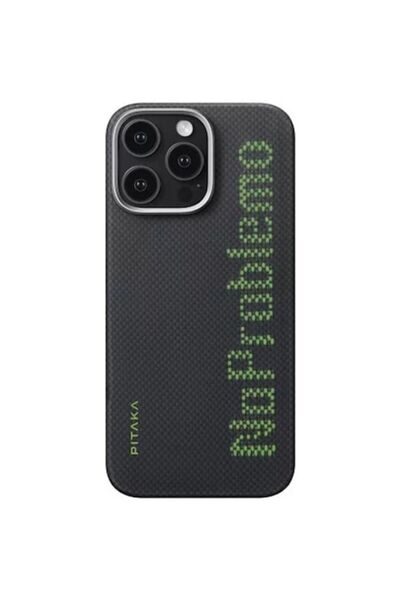 PITAKA Husă de protecție MagEZ 5 pentru iPhone 16 Pro Max NoProblemo, țesută ...