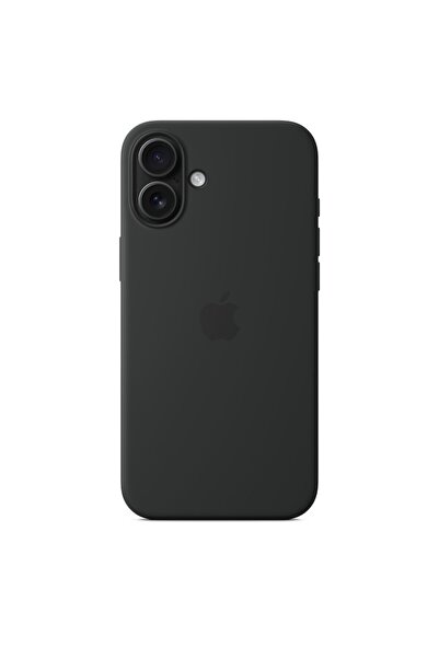 Apple Husă din silicon cu MagSafe pentru iPhone 16 Plus - Neagră