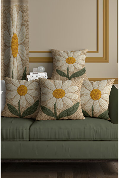 ALAMODECOR Набір з 4 чохлів для подушок з двостороннім цифровим принтом у виг...