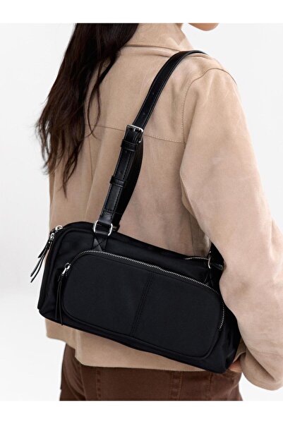 PARFOIS Teknik Kumaş Omuz Çantası