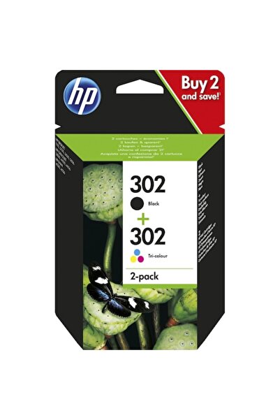 HP Cartușe de cerneală 302, pachet de 2