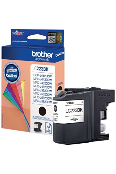 Brother LC223BK Cartridge, 550 Pages, Black
