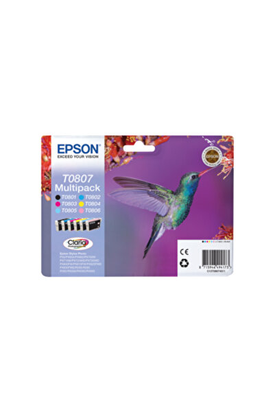 EPSON Pachet de cartușe de cerneală multicolore T0807