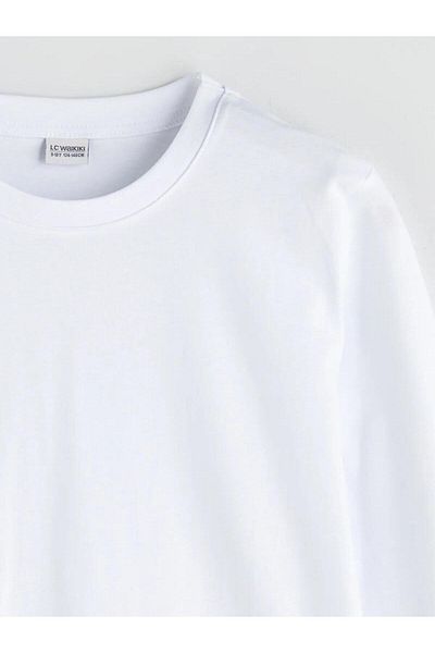 LC Waikiki Lcw Kids Crew Neck Long Sleeve Basic Boy's T-Shirt (W5)