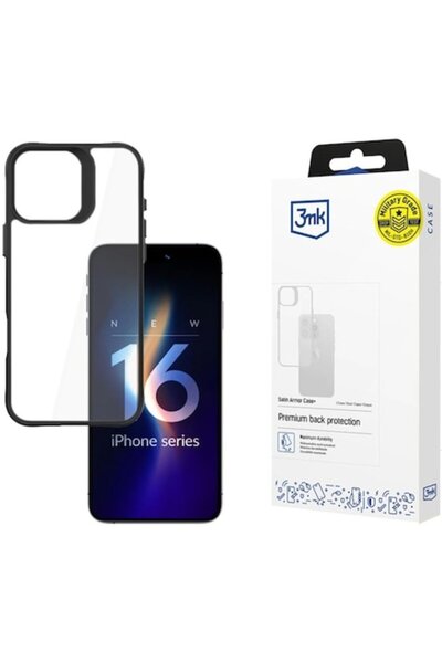 3MK Θήκη Satin Armor+ για iPhone 16 Pro Max, Διαφανής