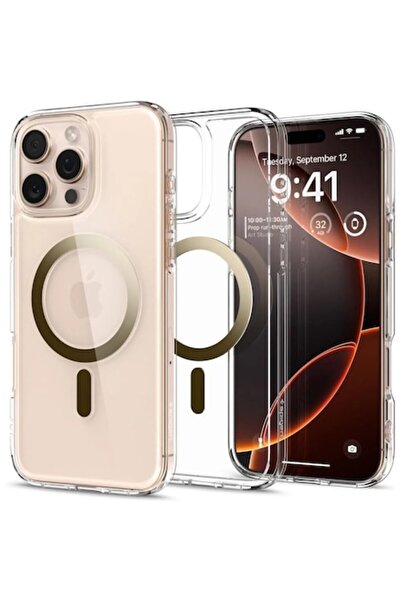Spigen Carcasă MagSafe pentru iPhone 16 Pro Ultra Hibridă, Aurie