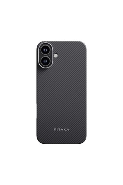 PITAKA Carcasă ultra subțire din material twill compatibilă cu iPhone 16 Plus...