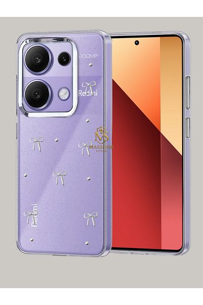 Massemr حافظة سيليكون فاخرة متوافقة مع هاتف Xiaomi Redmi Note 13 Pro 4G - غطاء حماية أنيق