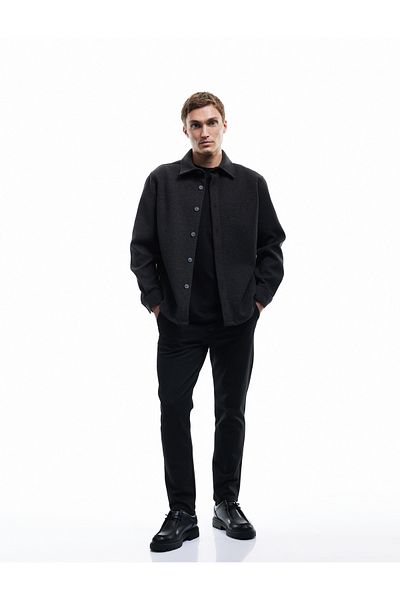 Koton Slim Fit Fabric Trousers with Pocket Detail and Buttons