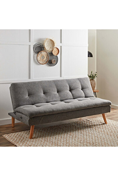 Home Box Melvin 3-Seater Fabric Sofa Bed with USB Port