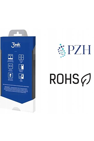 3MK Ματ θήκη για iPhone SE 2 / iPhone SE 3, αντι-δακτυλικών αποτυπωμάτων, μαύρη