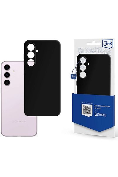 3MK Carcasă de protecție mată pentru Samsung Galaxy S24, neagră