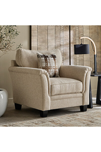 Home Box أريكة بذراعين من القماش الحضري مع وسادة