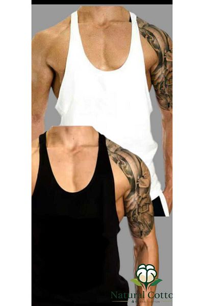 MUTLUGYM Fitness Gym Tank Top Athlete 2-Piece Training Tank Top with Thin Straps