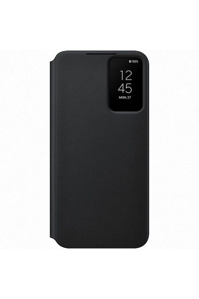 Samsung Smart Clear View Cover Case for Galaxy S22+, Black