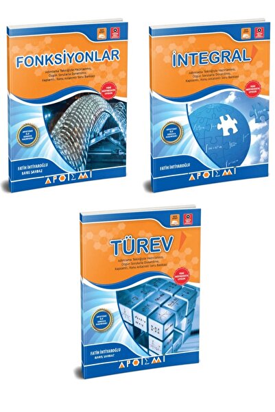 Apotemi Yayınları APOTEMİ YAYINLARI FONKSİYON - TÜREV - İNTEGRAL 3' LÜ FASİKÜ...