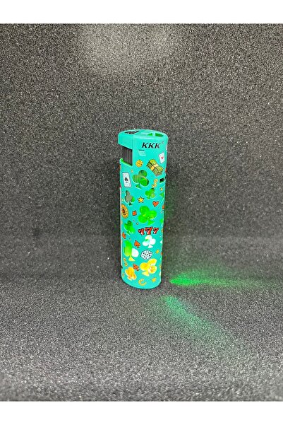 KKK Renkli Işıklı Metal Çakmak