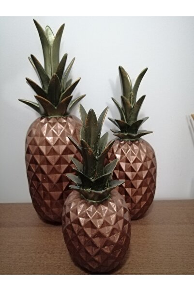 Şeydanın koleksiyonu DEKORATİF ÜÇLÜ ANANAS SETİ