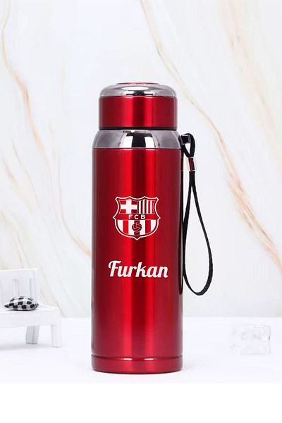 İŞTE BU 1 Liter Stainless Steel Team Emblem Printed Thermos |   12 Hours Hot and Cold Keeping |   Durable Structure