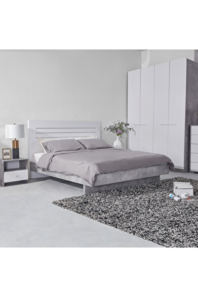 Home Box Patara Queen Bed with Floating Footboard - 160x200 cm