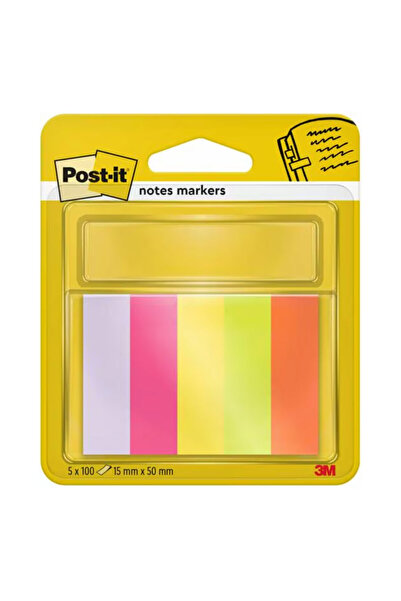 Post-it Post İt Not Sayfa İşareti 5 Renk 100 Yaprak 670-5