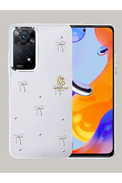 Massemr حافظة سيليكون فاخرة متوافقة مع هاتف Xiaomi Redmi Note 11 Pro - غطاء أنيق وواقي