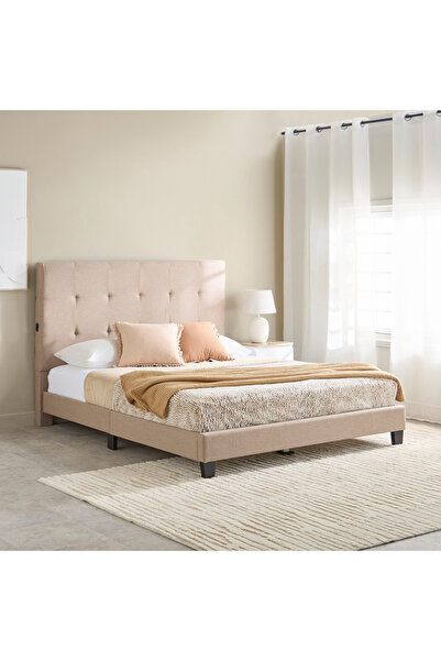 Home Box سرير كولتورب الذكي المنجد بحجم كوين - ١٦٠×٢٠٠ سم