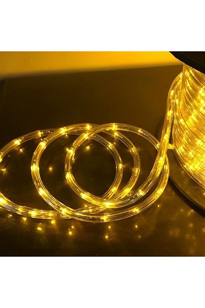 SDX Market Christmas LED Light Hose Installation, 120 LEDs, Warm White, 5 m, power supply included