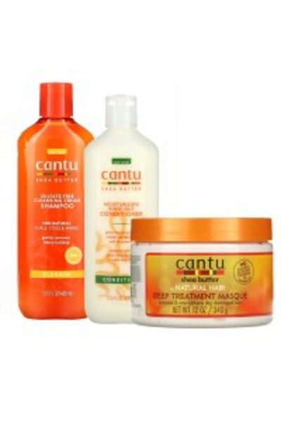Cantu Hair Care Bundle: Shampoo + Conditioner + Mask