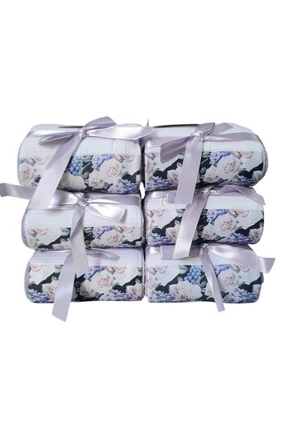 Özdilek Set 2 prosoape de uscare 6 buc - alb liliac