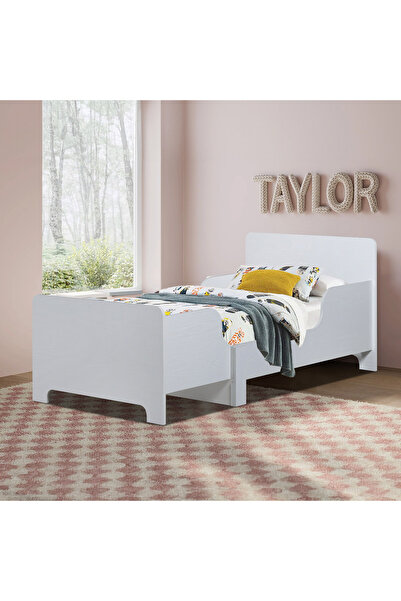 Home Box سرير فانيلا للأطفال الصغار قابل للتمديد - 90×140-200 سم