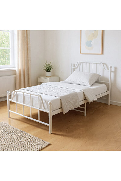 Home Box Movo Hampton Metal Single Bed - 90x200 cm