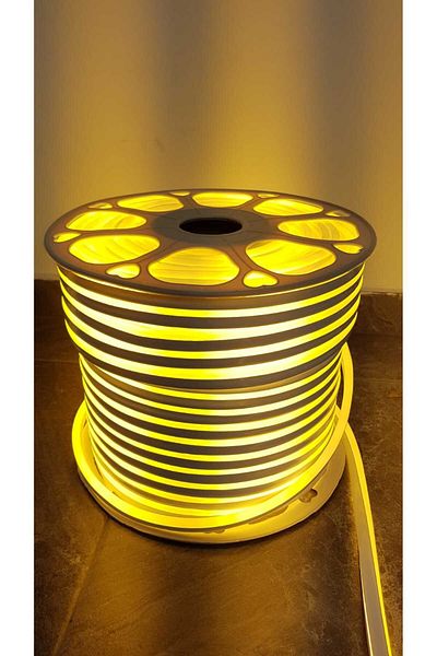 SDX Market Neon Flex LED Light Hose Roll Installation 100 m WARM WHITE / Christmas installation