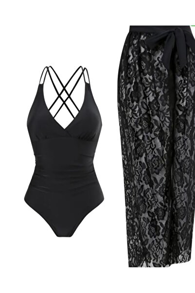 G&H UNDERWEAR Romantic Swimsuit Pareo Set