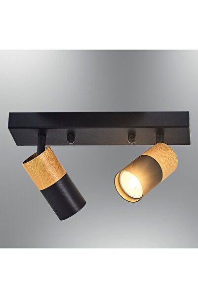 Özcan Aydınlatma Özcan Aydınlatma 1425-2-19 Dima 2'li Spot Siyah