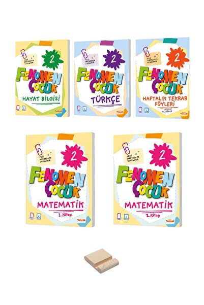 Fenomen Yayıncılık 2. Sınıf Matematik 1-2 Türkçe Hayat Bilgisi ve Tekrar Föyl...