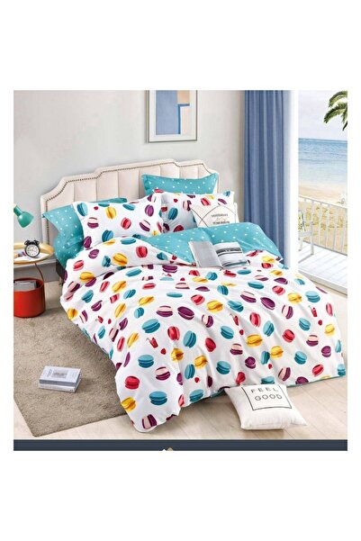 OEM Elegant Single Bedding Set for One Person, 4 Pieces, Cotton Finet, 155x230 cm Bed Sheet, Multicolor