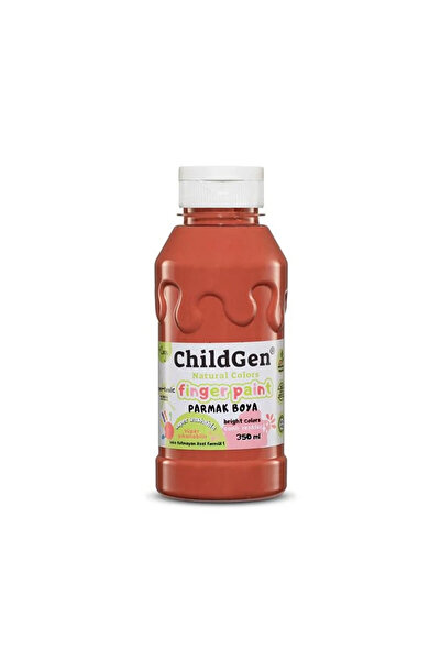 ChildGen Play Dough Süper Yıkanabilir Parmak Boya 350 ml Kahverengi