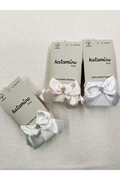 Katamino Pony Mesh Baby Pantyhose with Bow Detail