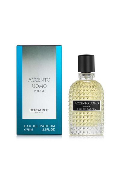 bergamot Accento Uomo Perfume by for Men Eau de Parfum 75ml