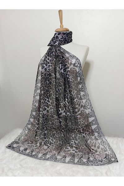 istanbul prensesleri Patterned Chiffon Shawl 185 X 70 cm