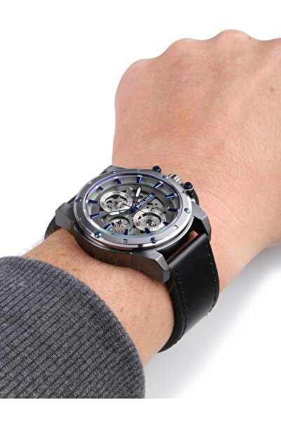 Police Ceas bărbătesc PL14688JSUS.13, cuarț, 48mm, 5ATM