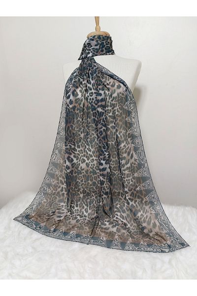 istanbul prensesleri Patterned Chiffon Shawl 185 X 70 cm