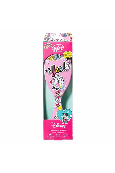 Wet Brush Original Detangler Disney Classic Brush - Peace Love Pink