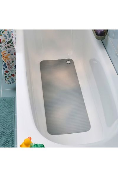 IKEA Valvattnet Dark Gray 33X84 cm Bathroom Shower Tub Anti-Slip Mat with Suction Cups