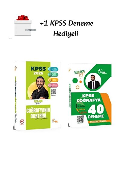 Doktrin Yayınları Doktrin Yayınları 2026 KPSS Coğrafya Soru Bankası ve 40 Den...
