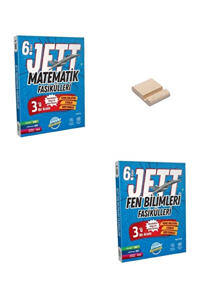 Ünlüler Karması 6. Sınıf JETT Matematik ve Fen Bilimleri Fasikülleri