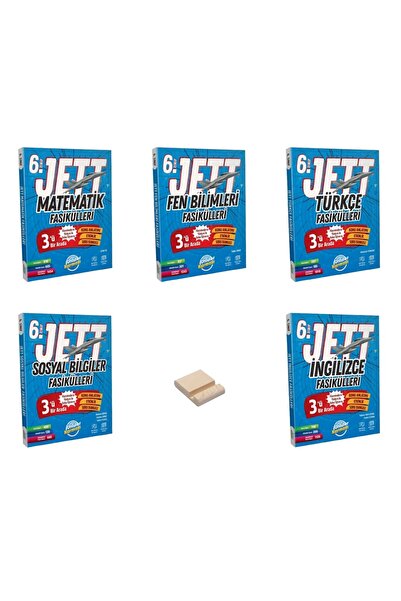 Ünlüler Karması 6. Sınıf JETT Matematik Fen Türkçe Sosyal ve İngilizce Fasikü...